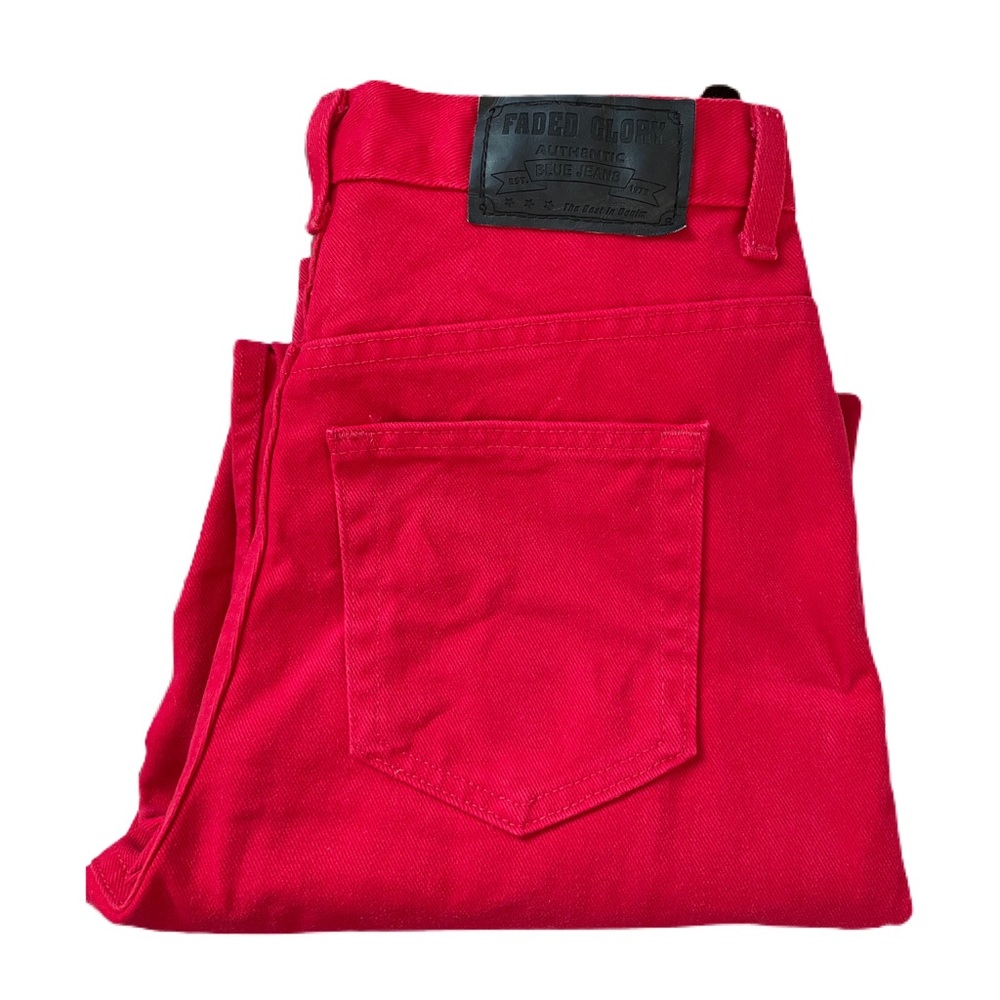 Faded Glory Women Red Jeans